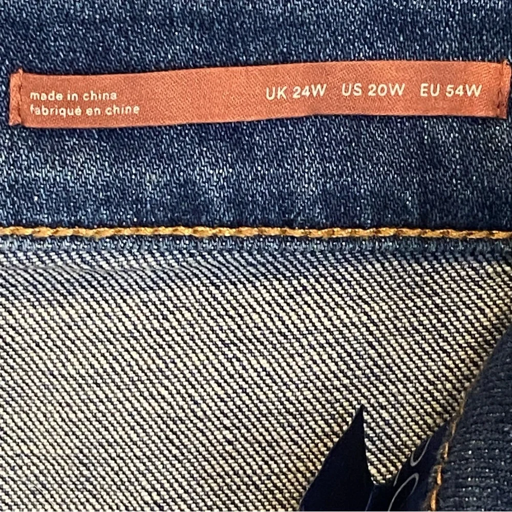 Anthropologie Pilcro Demilune Boot Coated Jeans 20W - Picture 8 of 13